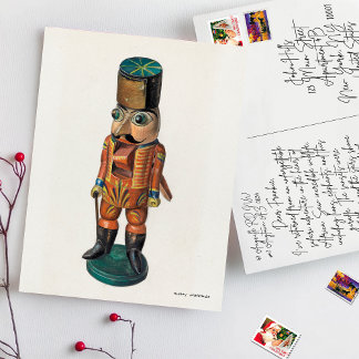 Enchanting Vintage Nutcracker by Mina Lowry Postcard