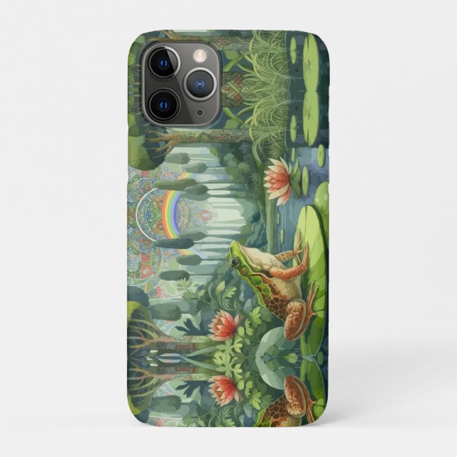 Enchanting William Morris Frog in a Forest  Case-Mate iPhone Case (Back)