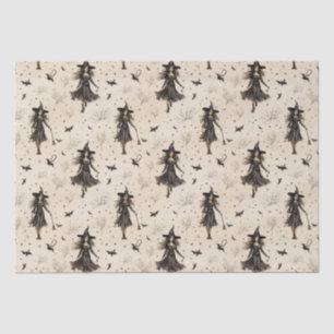 Enchanting Witches Bats Halloween Tissue Paper