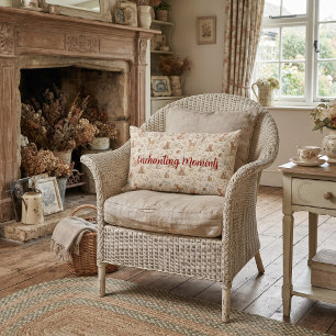 Enchanting Woodlands Animals Lumbar Pillow