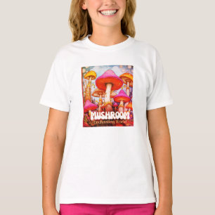 Enchanting World of Mushrooms a SS White T-Shirt