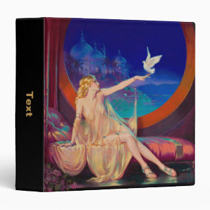 Enchantment of Arabian Concubine Pinup Girl Binder