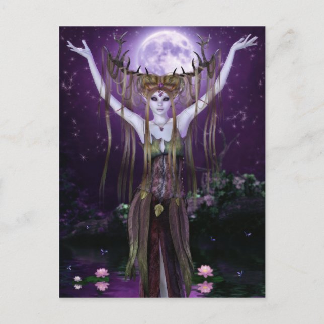 Enchantments of the Night Creatures Postcard (Front)