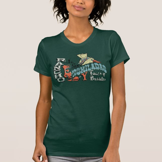 Enchiladas y Burritos T-Shirt (Front)
