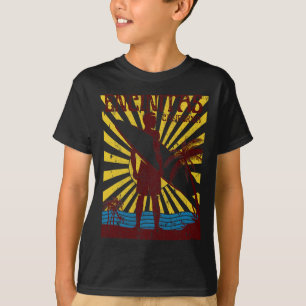 Encinitas Beach California Surfing Surf Ocean Usa T-Shirt