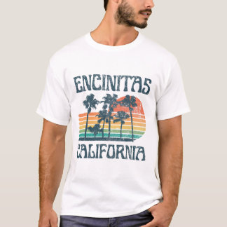 Encinitas California Summer Vacation Vintage T-Shirt