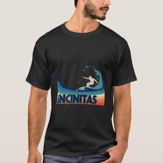 Encinitas Retro Surf Travel Souvenir Clothes For C T-Shirt