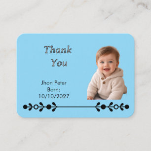 Enclosed card For New Born Baby