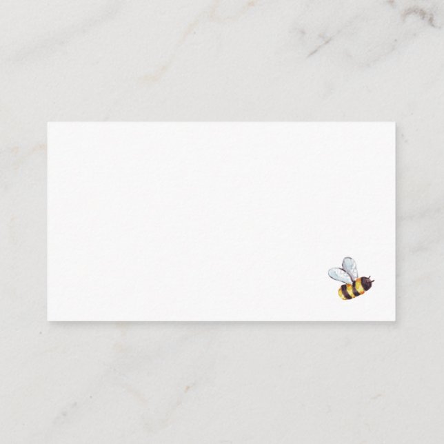 Enclosure Card or Raffle Card (Back)