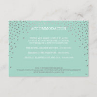 ENCLOSURE chic rustic mini silver confetti mint