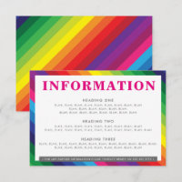 ENCLOSURE DETAILS fun colourful rainbow stripe gre