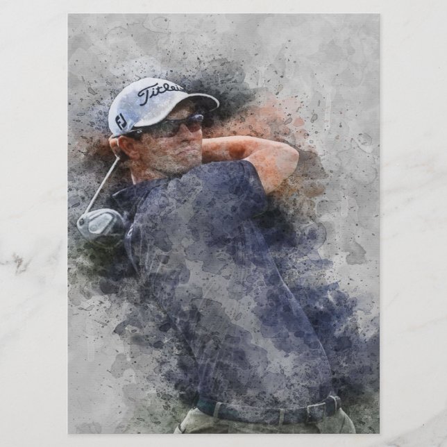 Encore Adam Scott Menu (Front)