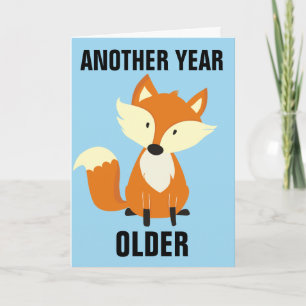 ENCORE FOXY ! FOX HEUREUSES CARTES D'ANNIVERSAIRE