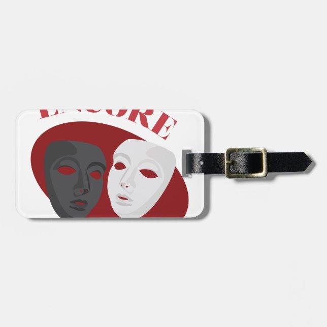 Encore Luggage Tag (Front Horizontal)