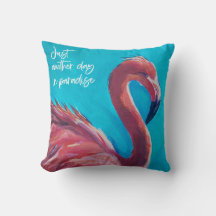 "Encore un jour au paradis" coussin flamand