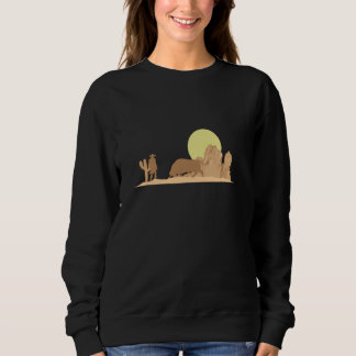 Encounter with a Wild Bull Sweatshirt