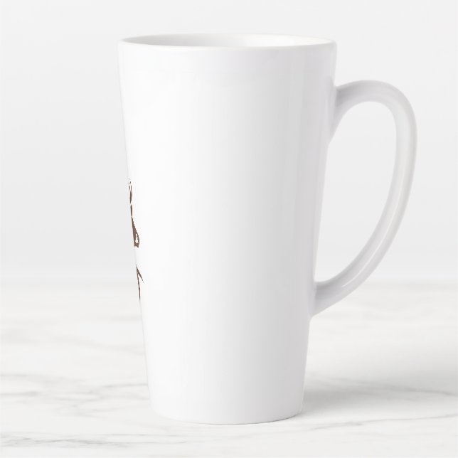 Encounters with Deer  Latte Mug (Right)