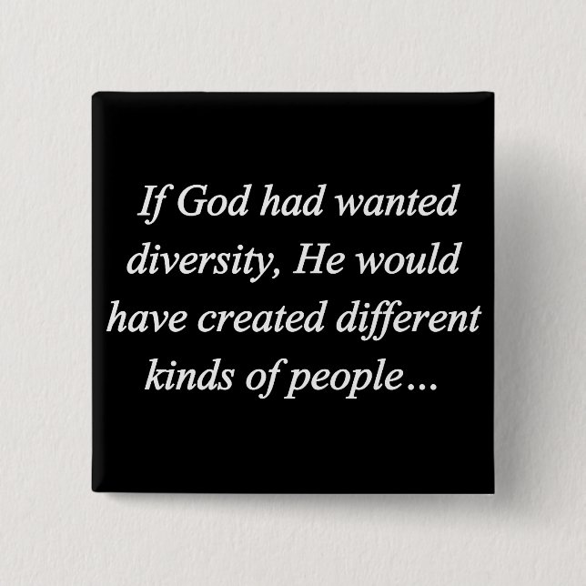 Encourage Diversity Reverse (sq) 2 Inch Square Button (Front)