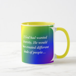 Encourage Diversity Reverse (sq) Mug