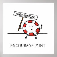 Encourage Mint - Youre Awesome