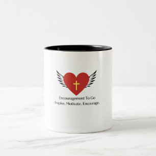 "Encouragement à aller" Logo Mug