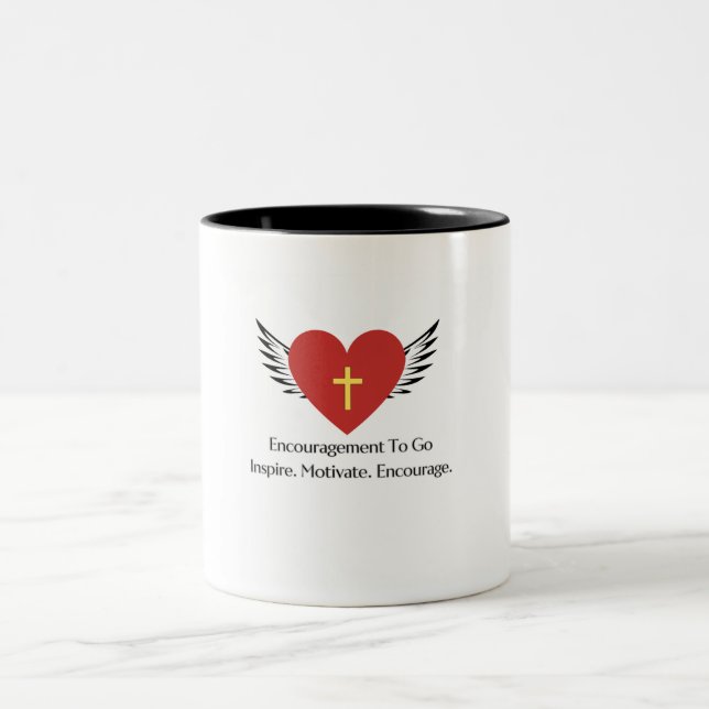 "Encouragement à aller" Logo Mug (Centre)