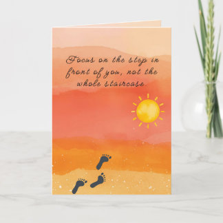 Encouragement and support card
