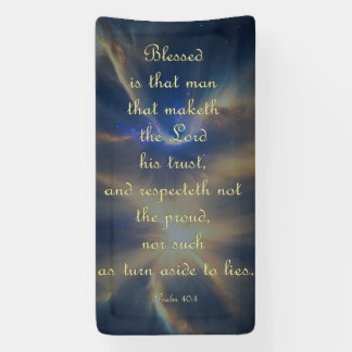 Encouragement Banner - Psalm 40:4