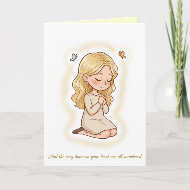Encouragement Card - Luke 12:7 (Front)