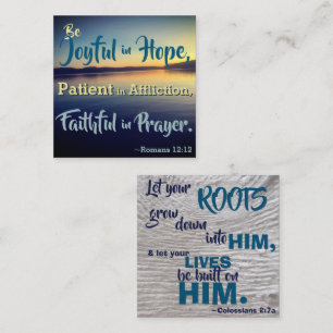 Encouragement des cartes de mémoire de versets bib