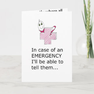 ENCOURAGEMENT EMERGENCY CARD