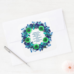 Encouragement Enlightenment Comfort Hope Square Sticker
