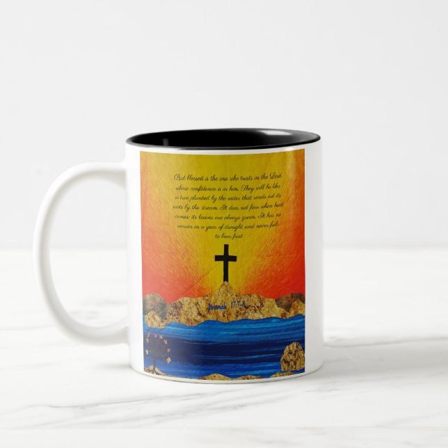 Encouragement, Faith Coffee Mug (Left)