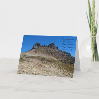 Encouragement For Tough Times Holiday Card