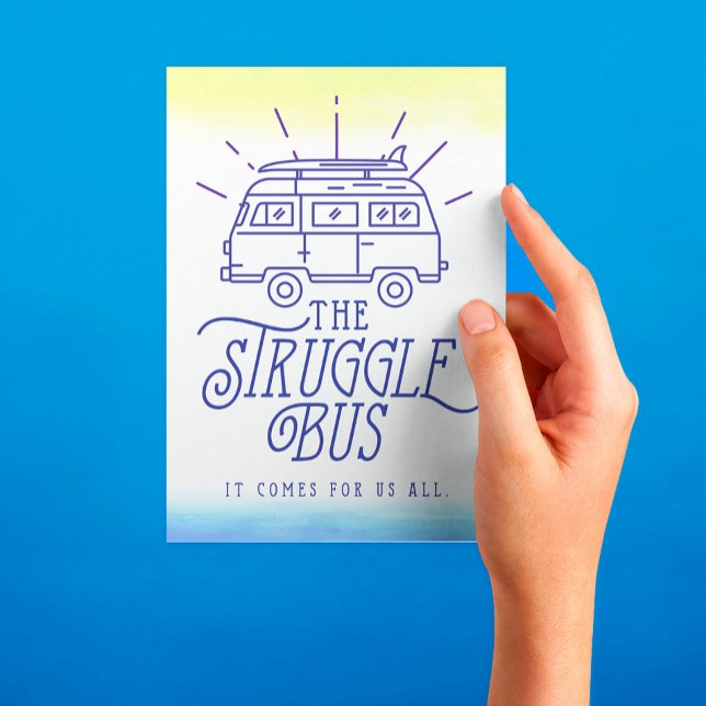 Encouragement pour la carte de bus en lutte (Créateur téléchargé)