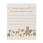 Encouragement pour les parents - Cartes de Baby sh