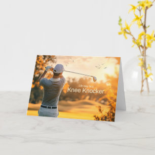 Encouragement pour une carte de golf sur le thème