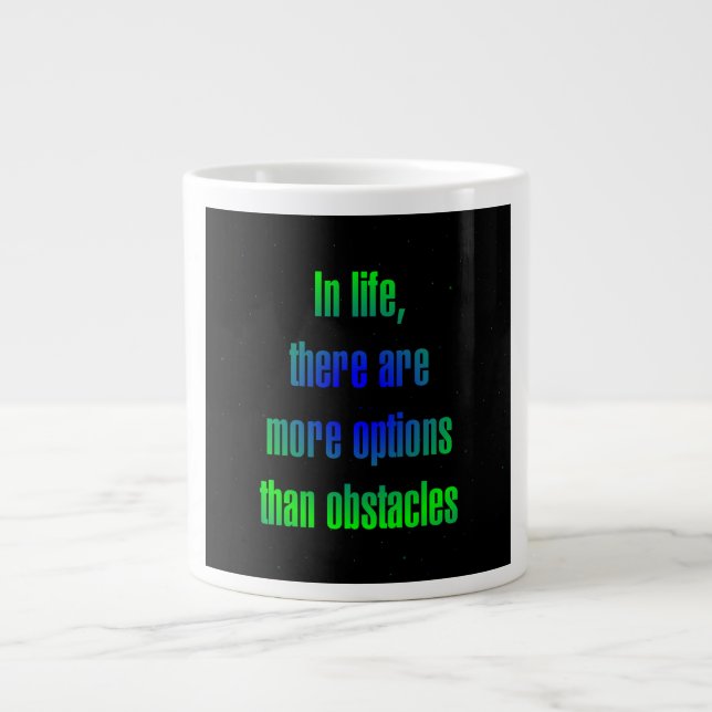 Encouragement Quote # 106 Large Coffee Mug (Front)