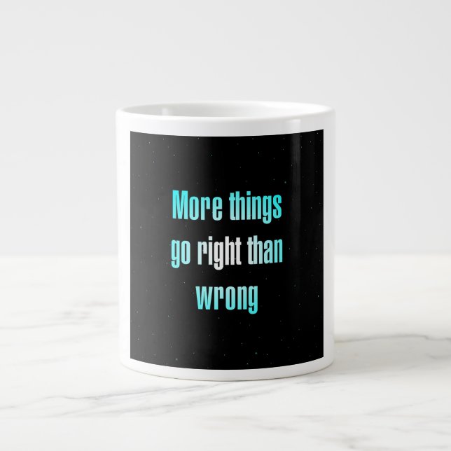 Encouragement Quote # 120 Large Coffee Mug (Front)