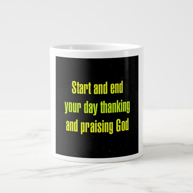 Encouragement Quote # 140 Large Coffee Mug (Front)