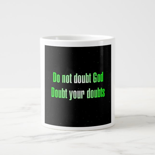 Encouragement Quote # 14 Large Coffee Mug (Front)
