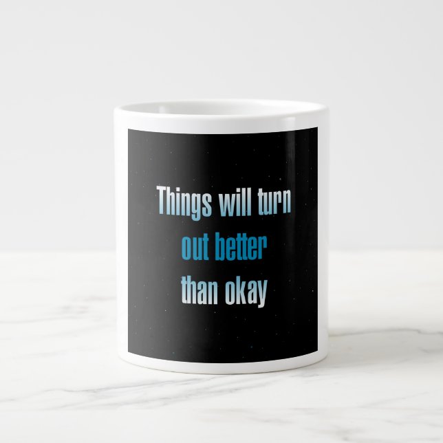 Encouragement Quote # 159 Large Coffee Mug (Front)