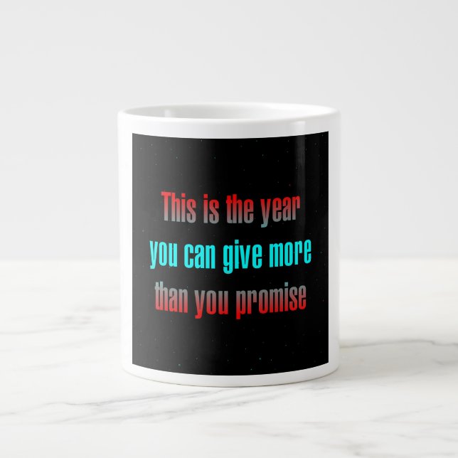 Encouragement Quote # 191 Large Coffee Mug (Front)