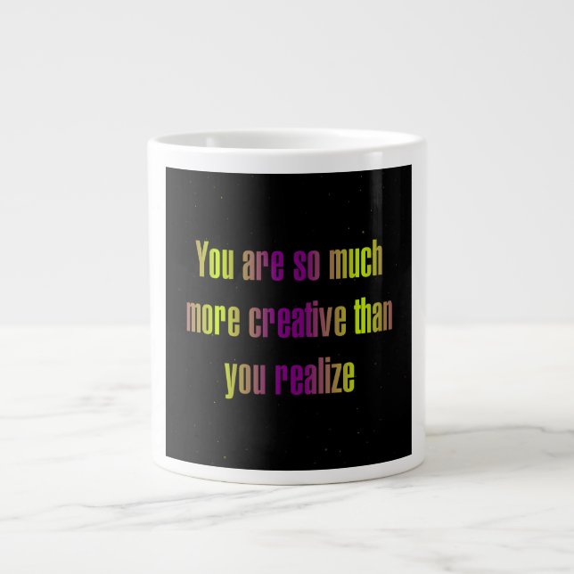 Encouragement Quote # 282 Large Coffee Mug (Front)