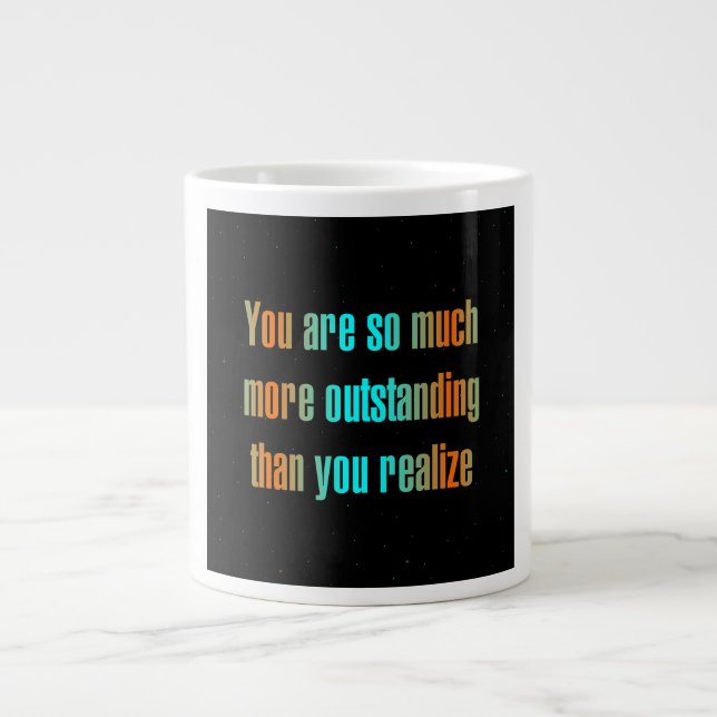 Encouragement Quote # 299 Large Coffee Mug (Front)