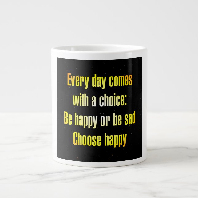 Encouragement Quote # 29 Large Coffee Mug (Front)