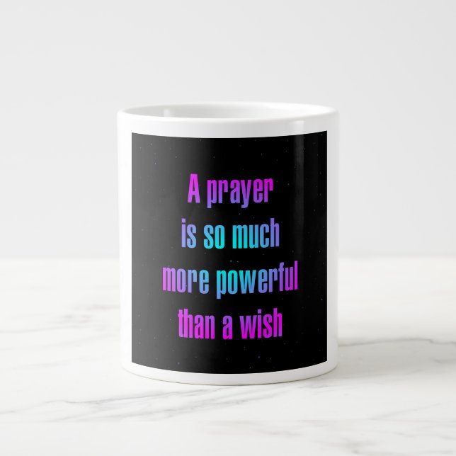 Encouragement Quote # 2 Large Coffee Mug (Front)