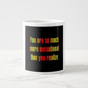 Encouragement Quote # 307 Large Coffee Mug