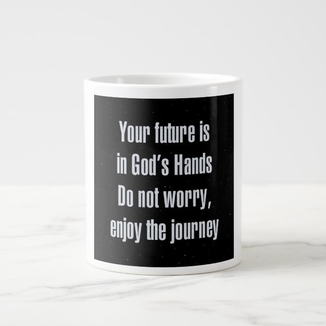 Encouragement Quote # 365 Large Coffee Mug (Front)