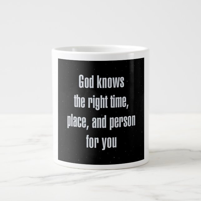 Encouragement Quote # 64 Large Coffee Mug (Front)